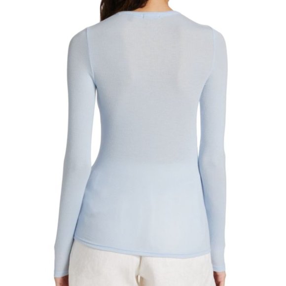 ATM Anthony Thomas Melillo Modal Rib Long Sleeve Henley - Picture 5 of 7